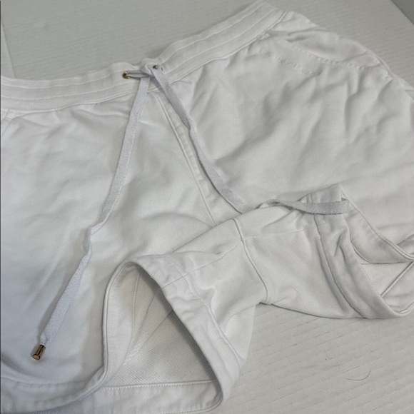 Black Label Ralph Lauren - White Crewneck Terry Sweatshirt/Short Set - Size M - Picture 7 of 10